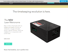 Tablet Screenshot of lasermetronome.com